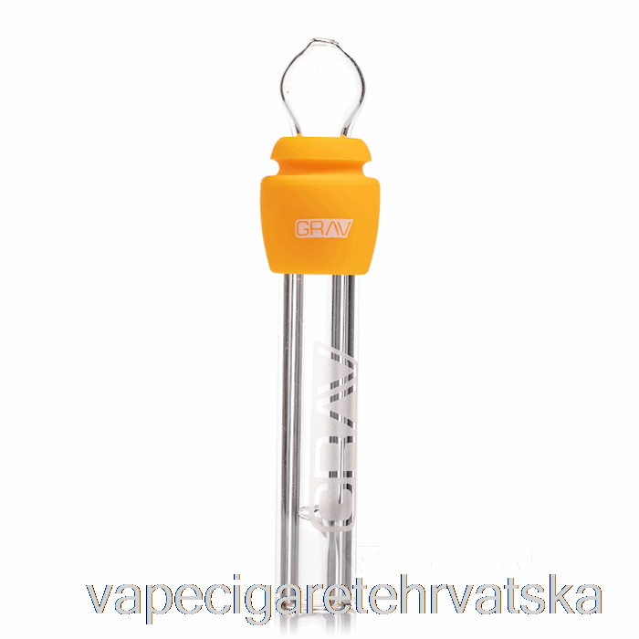 Vape Cigarete Grav Staklo Tupo Sa Silikonom Senf žuto